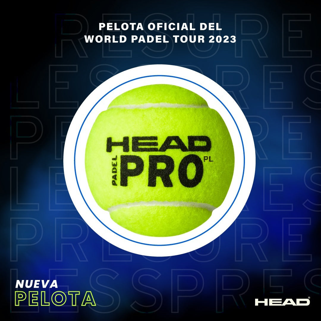 Pelota Head Padel PRO (Presureless)