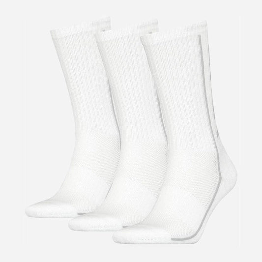 Calcetas Largas Head Performance En 3 Pares Unisex - Blanco - Gris 25 - 27cm