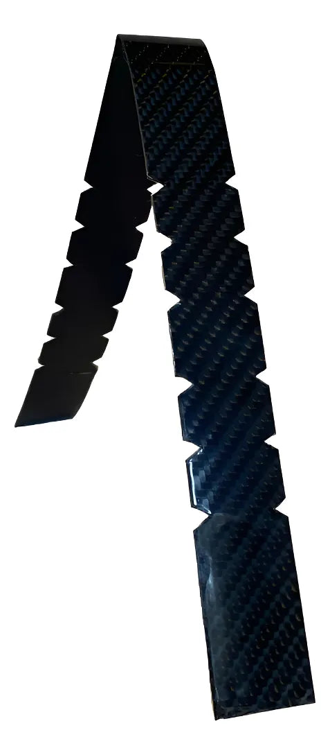 Protector de Aleta para Pala de Padel Negro de Fibra de Carbono