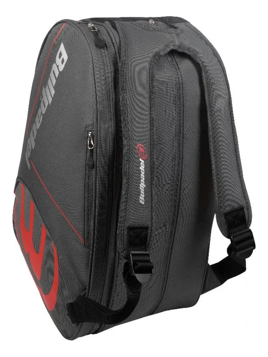 Paletero Bullpadel Gris Tour Bppex002 Gris Oscuro/Rojo