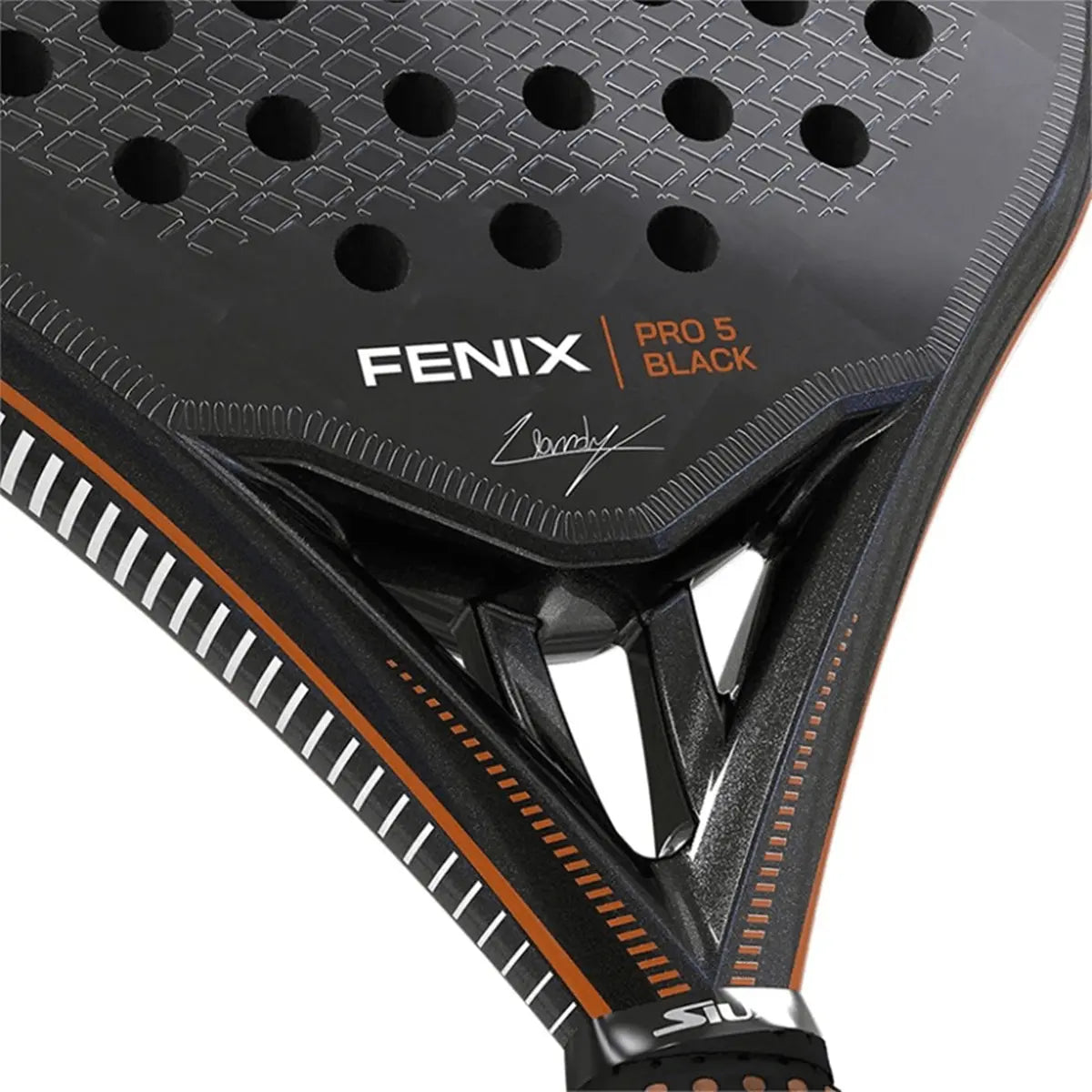 Pala De Pádel Siux Fenix Pro 5 Black Leo Augsburger