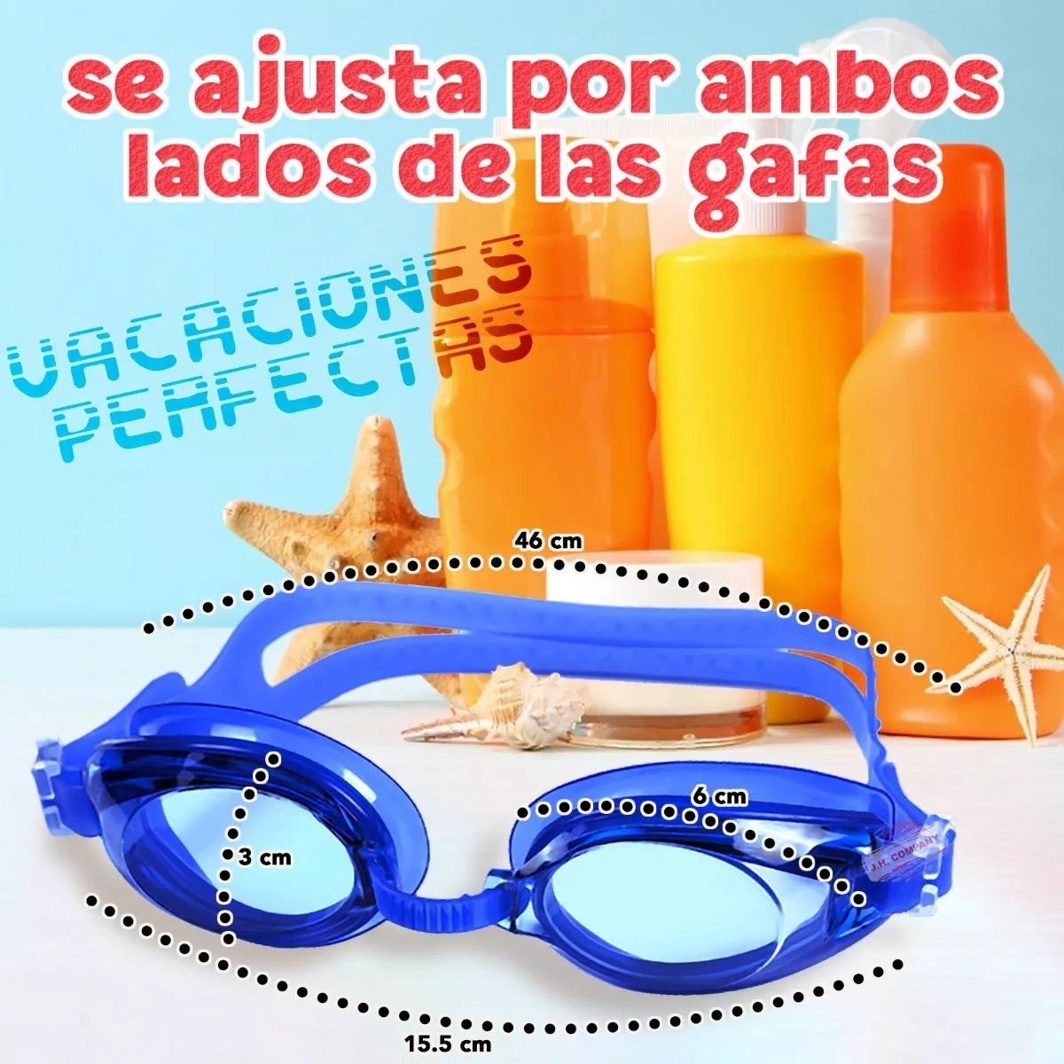 Gogles de Natacion Profesional con Proteccion UV
