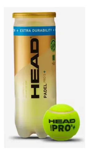 Pelotas De Pádel Head Padel Pro S Plus + Tubo con 3 Pelotas