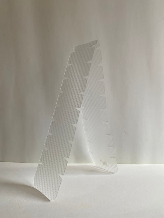 Protector de Aleta para Pala de Padel Transpaerente de Fibra de Carbono