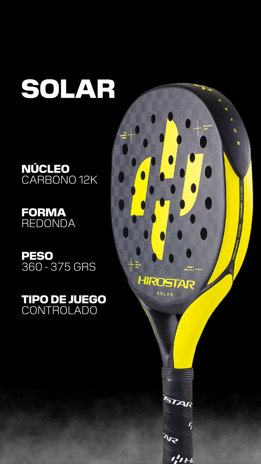 Pala de Pádel Hirostar Solar 24