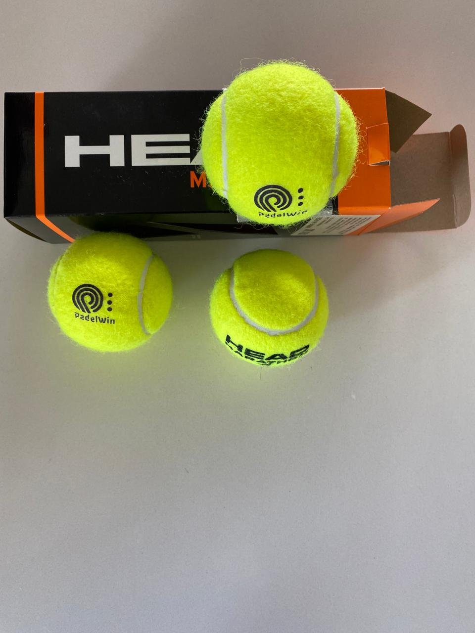 Pelota de Padel o Tenis Personalizada con tu Logo. (48 Tubos - Head)