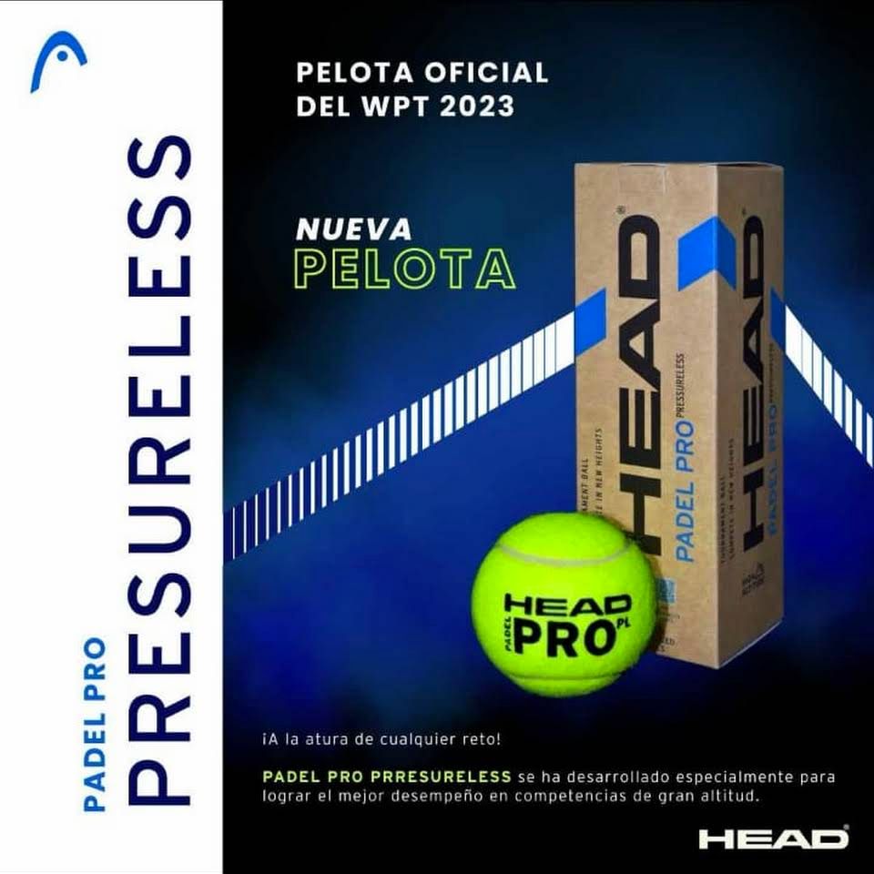 Pelota Head Padel PRO (Presureless)