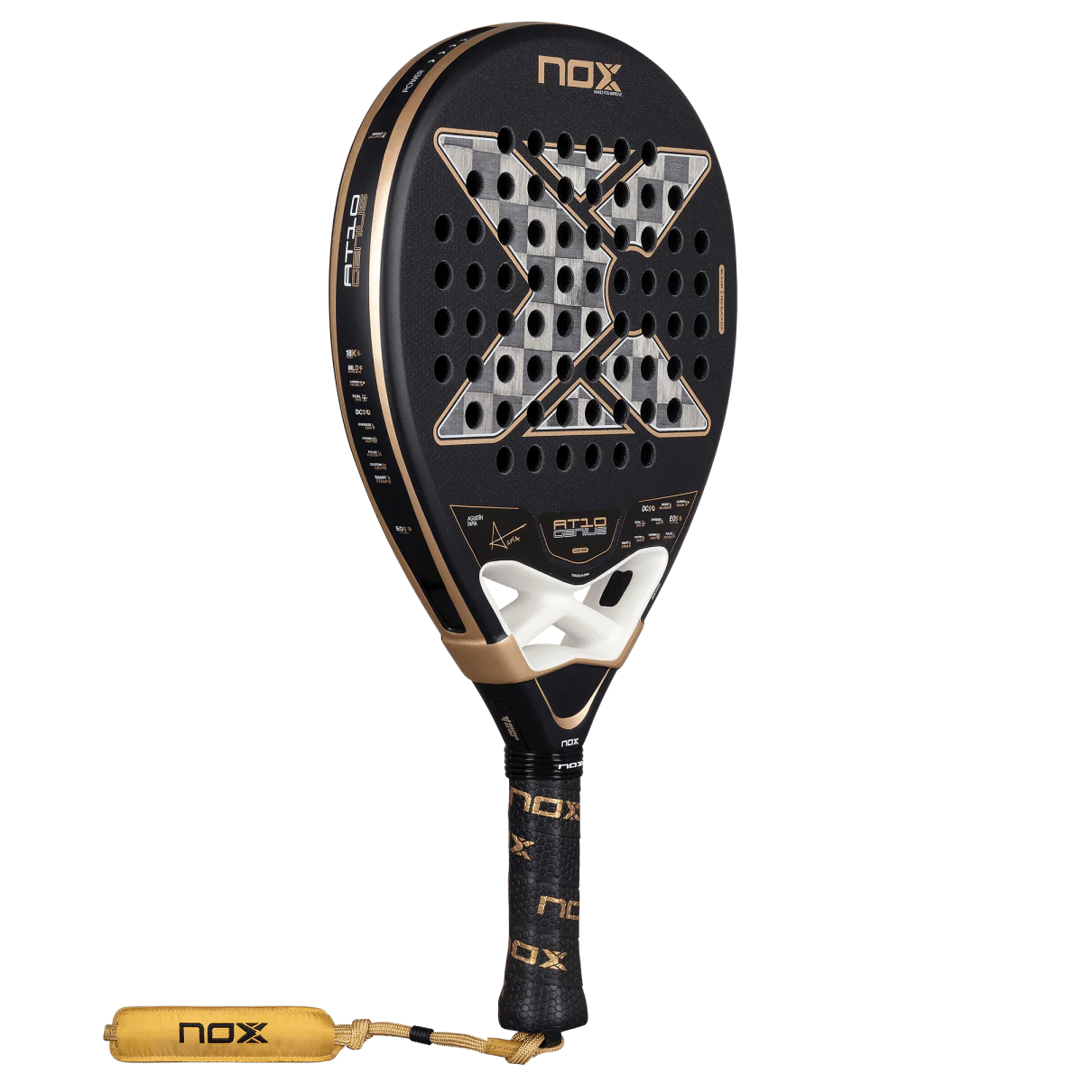 Pala de Padel NOX AT10 Luxury Genius 18K Alum 2026 by Agustín Tapia (Preventa)