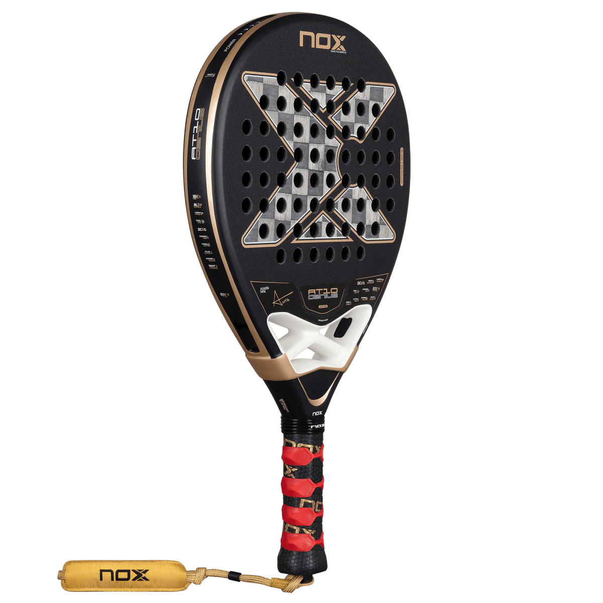 Pala de Padel NOX AT10 Luxury Genius 18K Alum 2026 by Agustín Tapia (Preventa)