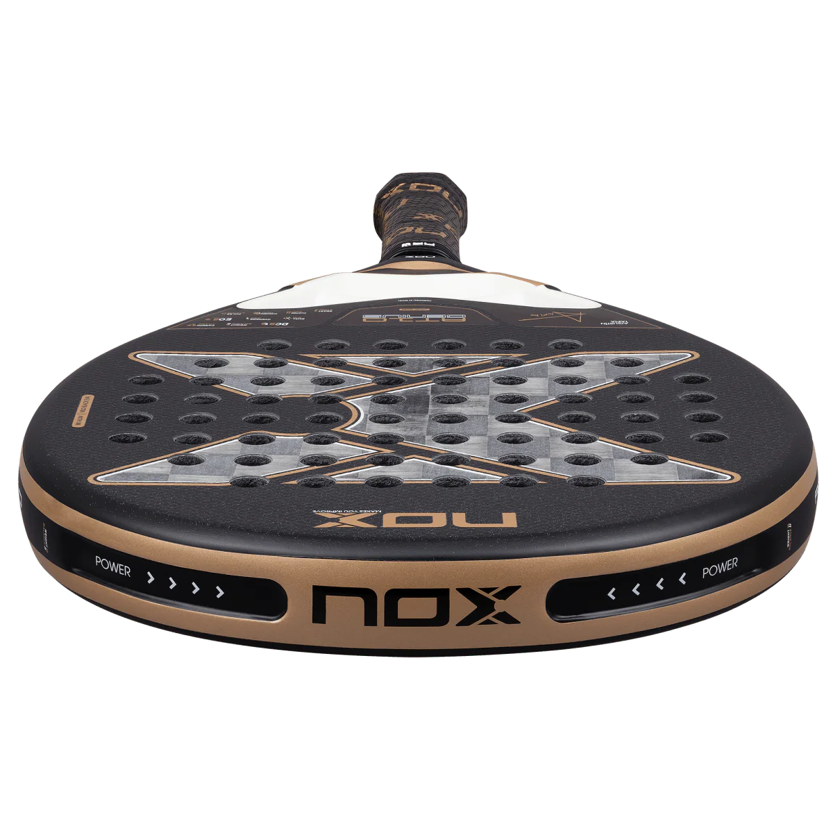 Pala de Padel NOX AT10 Luxury Genius 18K Alum 2026 by Agustín Tapia (Preventa)