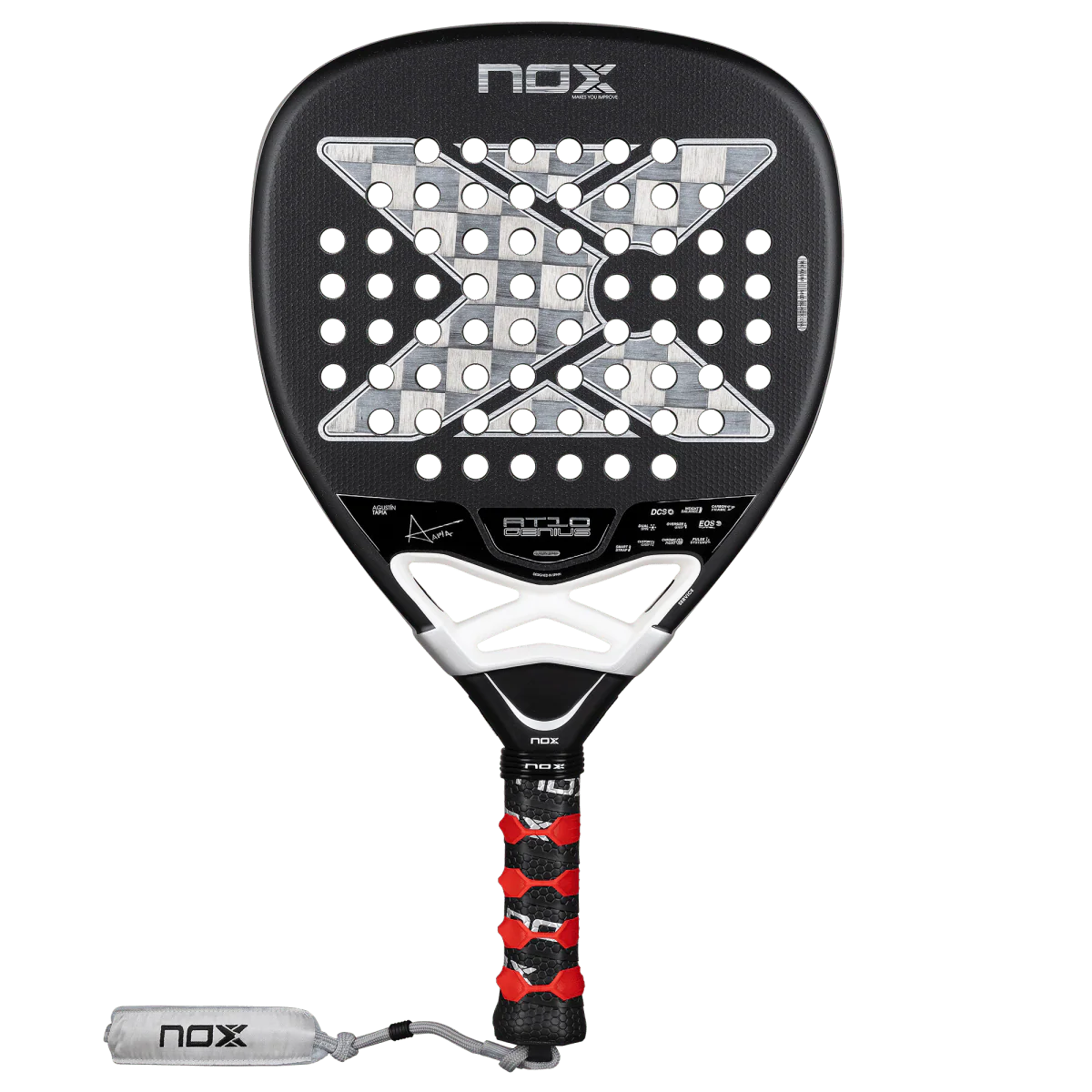 Pala de Padel NOX AT10 Luxury Genius ATTACK 18K Alum 2026 by Agustín Tapia (Preventa)