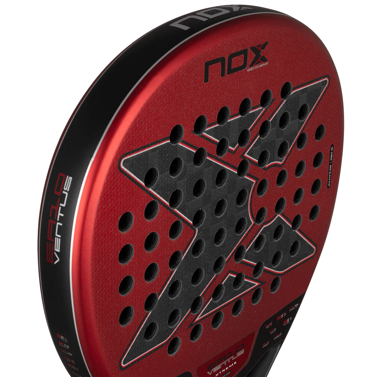 Pala de Padel NOX EA10 Ventus Hybrid 12K XTREM by Edu Alonso (Preventa)