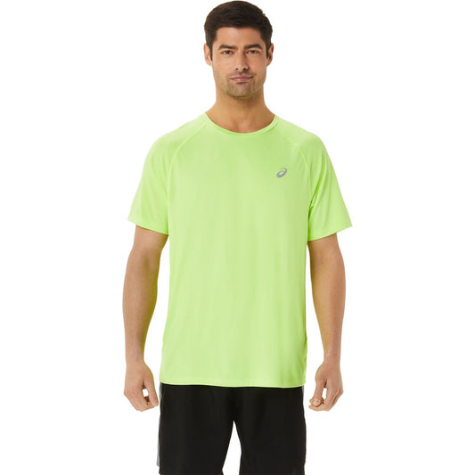 PLAYERA ASICS HAZARD GREEN READY SET T-SHIRT PARA HOMBRE