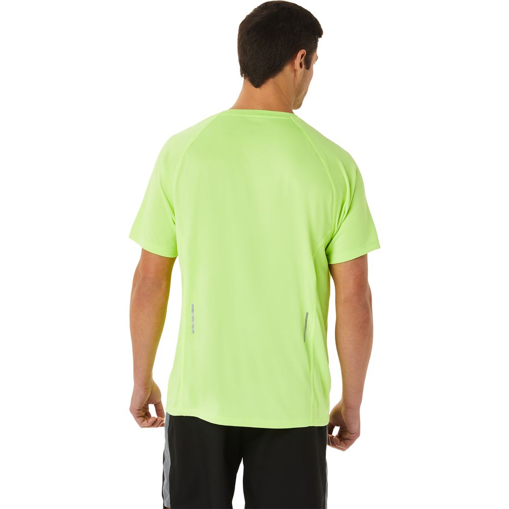PLAYERA ASICS HAZARD GREEN READY SET T-SHIRT PARA HOMBRE
