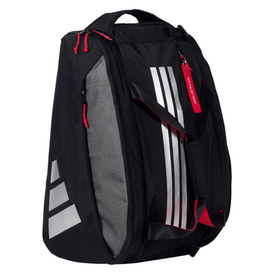 Paletero Adidas Multigame Negro/Rojo 3.4 2025