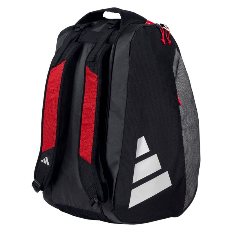Paletero Adidas Multigame Negro/Rojo 3.4 2025