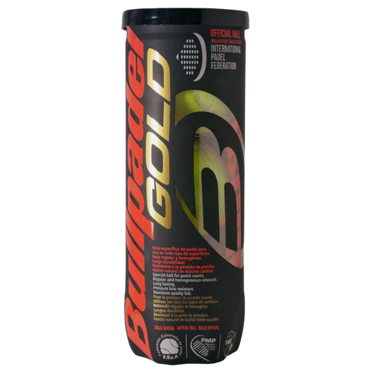 Pelota de Padel Bullpadel Gold (Oficial FIP)