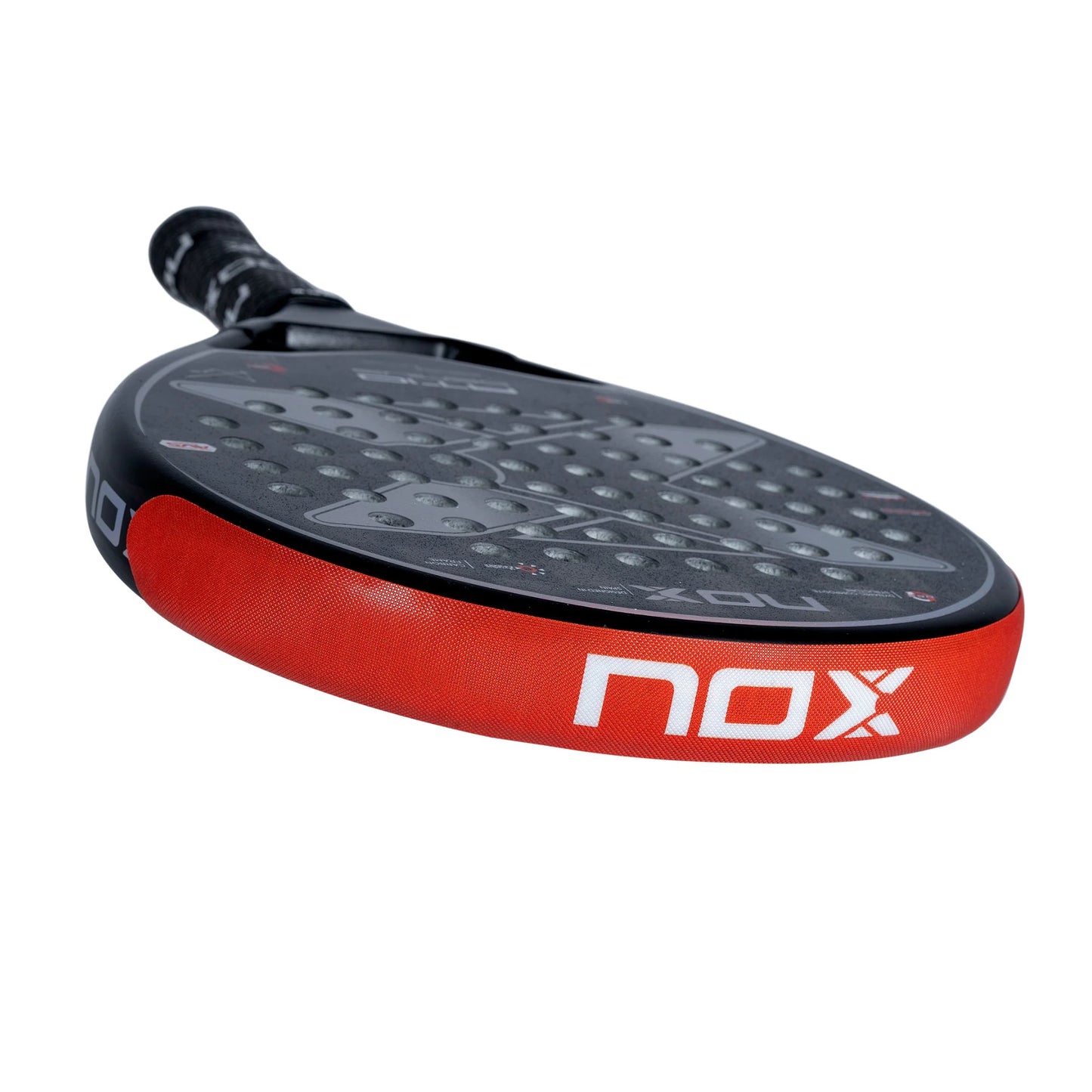 PROTECTORES NOX ROJO LOGO BLANCO