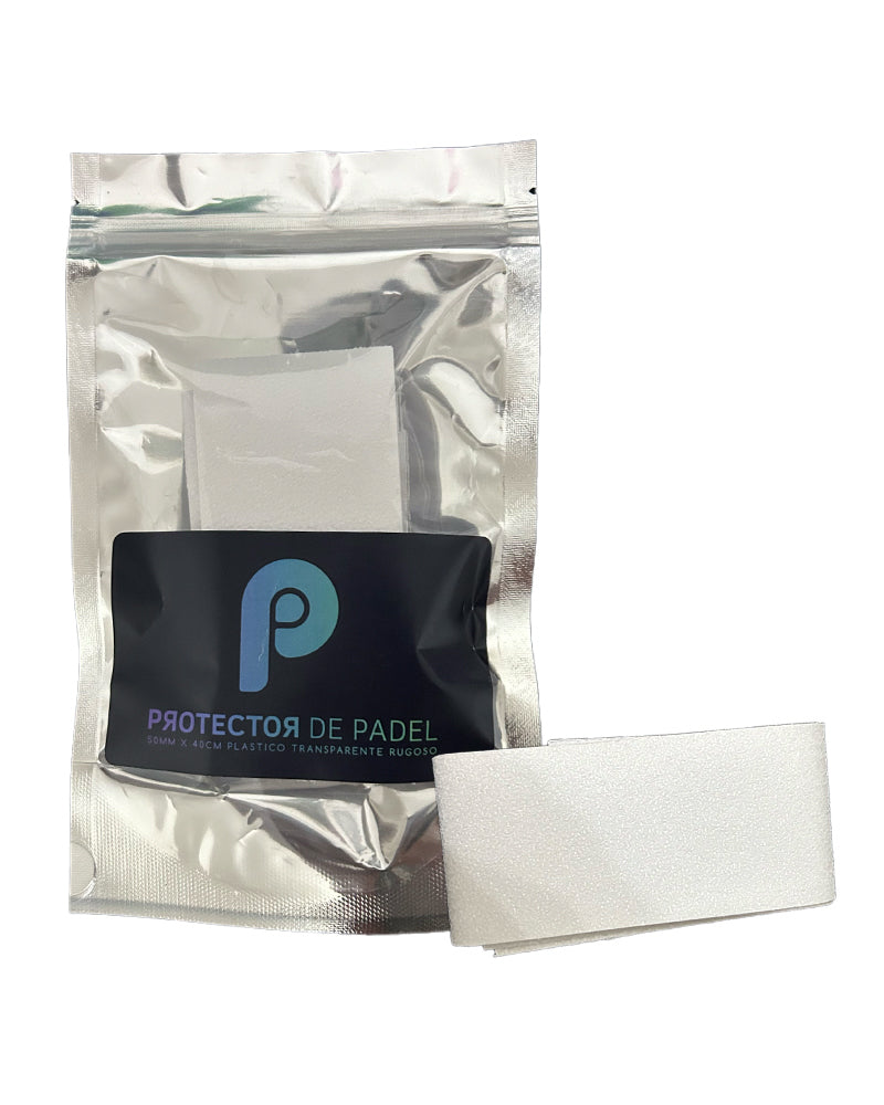 2 Protectores de Padel Trasparente RUGOSO Palas - PadelWinTape