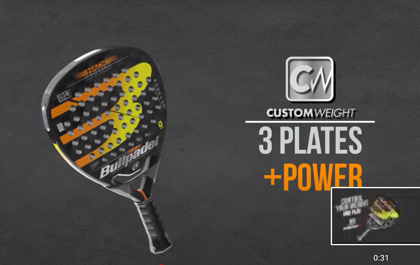 Pesas Ajustables para Poder y Control Bullpadel