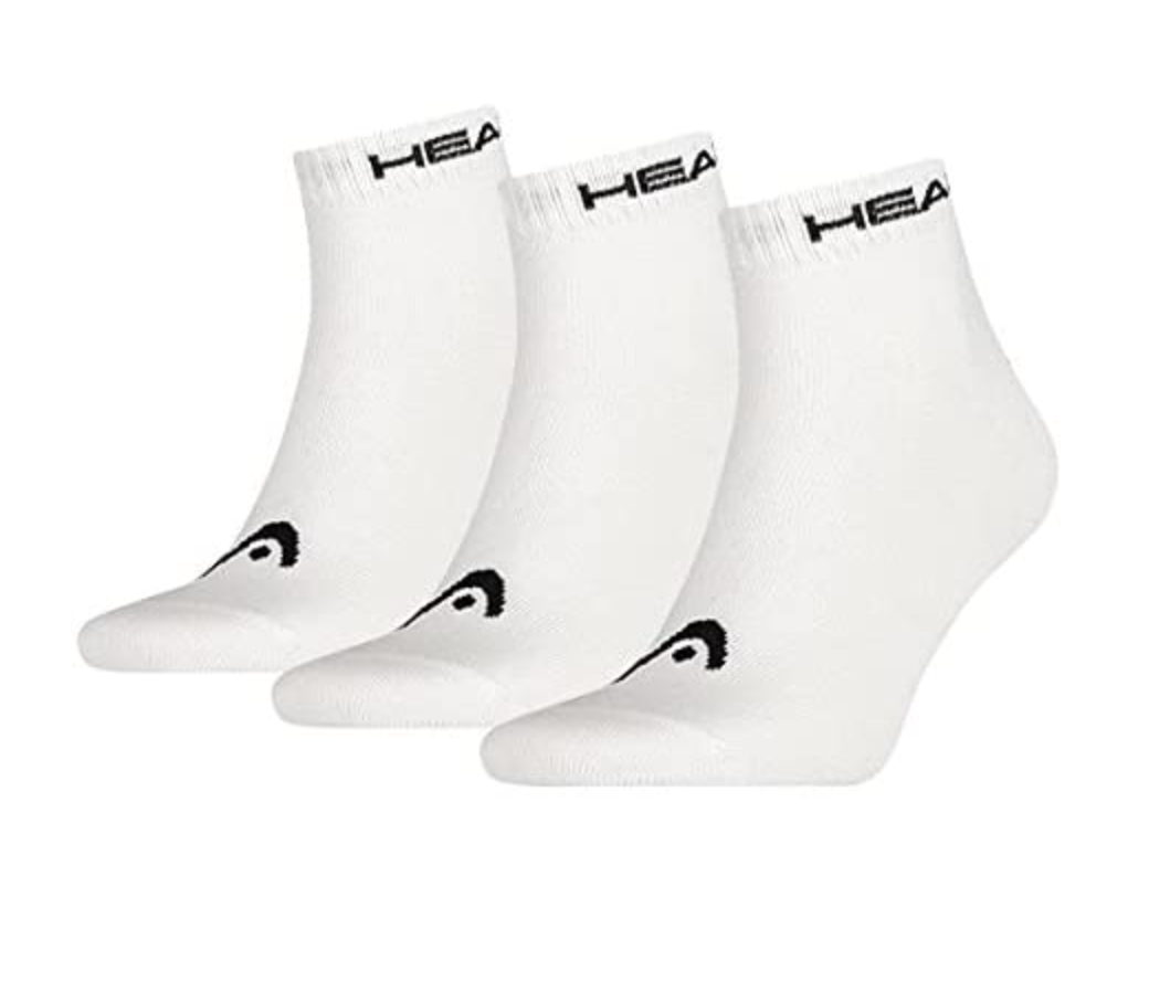 Pack 3 Pares de tines HEAD Blancos 25 al 27 cms.