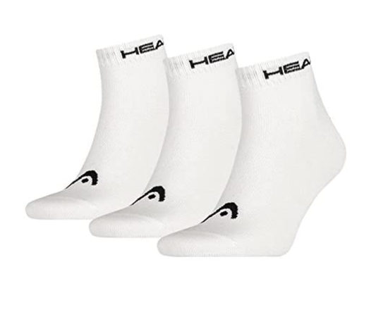 Pack 3 Pares de tines HEAD Blancos 25 al 27 cms.