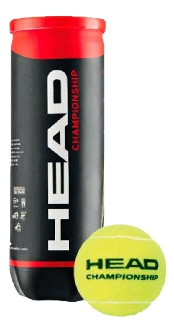 Head CHAMPIONSHIP 3 Pelotas TENIS