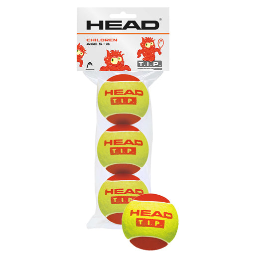 Pelotas Head Tennis Tip RED (Principiantes 5-7 Y Mini Tennis)