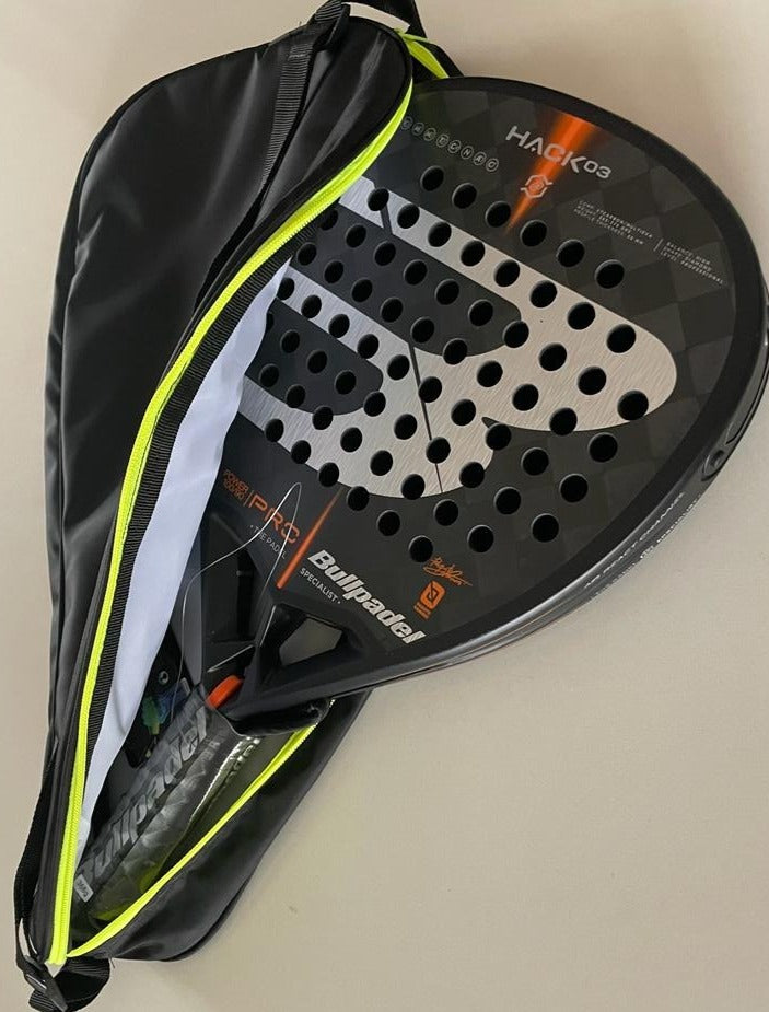Funda Negra/Amarilla para Pala o Raqueta de PADEL (1P)