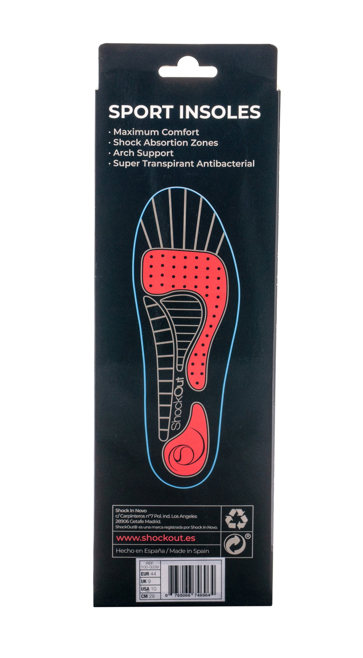 Plantilla Shockout Padel (Varias Tallas)