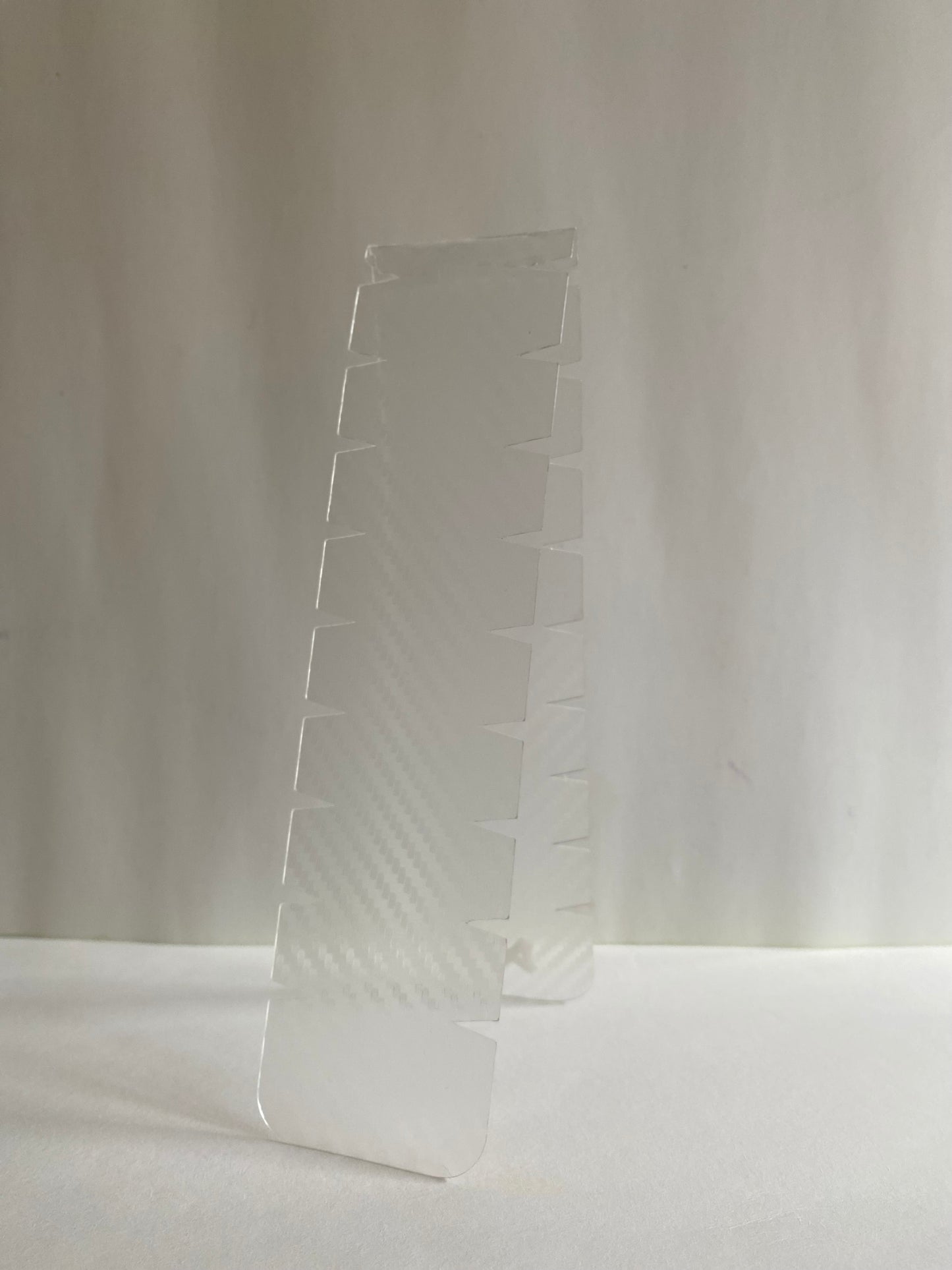 Protector de Aleta para Pala de Padel Transpaerente de Fibra de Carbono