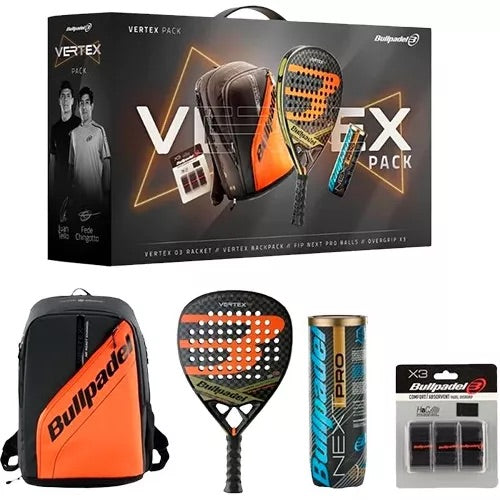 Kit Bullpadel Vertex 03 2023 Juan Tello Pack Padel con Accesorios