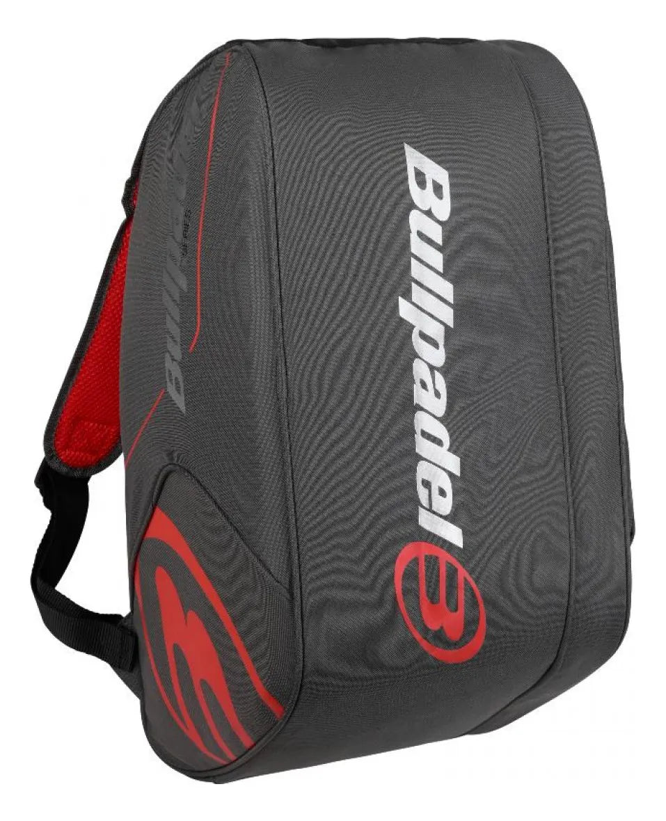 Paletero Bullpadel Gris Tour Bppex002 Gris Oscuro/Rojo
