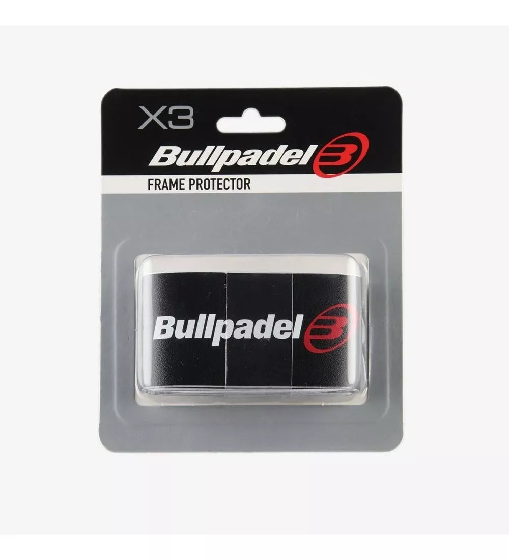 Kit de 3 Protectores Bullpadel Frame Negro 3 Unidades