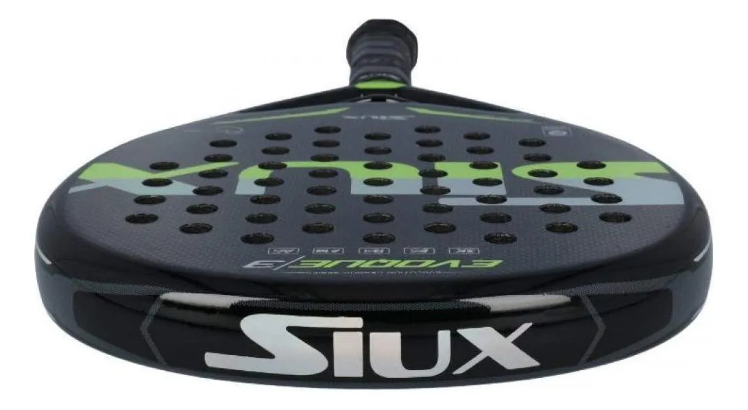 Pala Padel Siux Evoque 3 Carbono 3k Negro