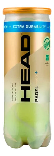 Pelotas De Pádel Head Padel Pro S Plus + Tubo con 3 Pelotas