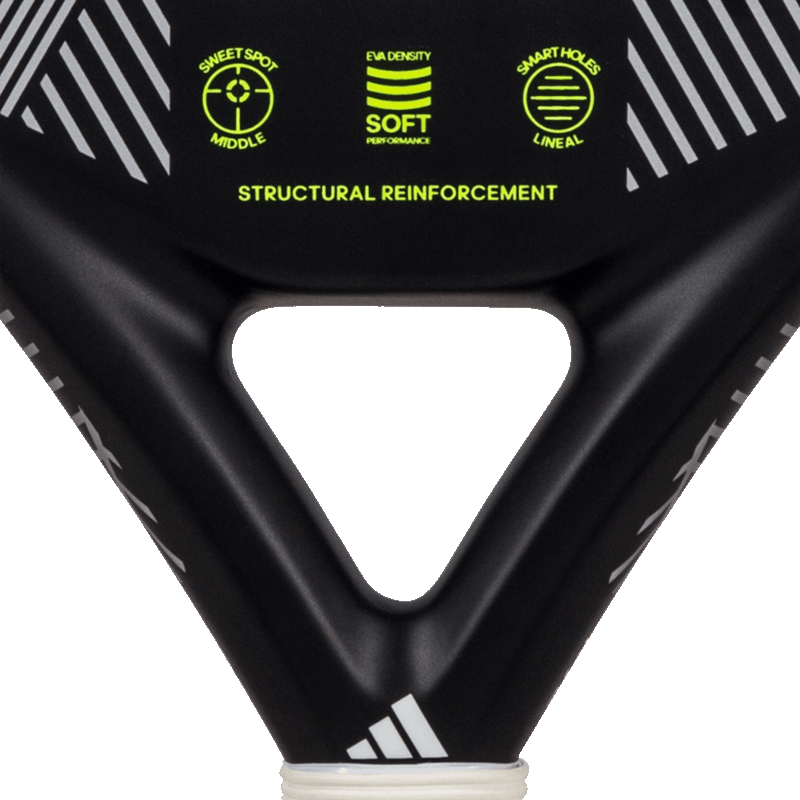 Raquette de padel Adidas Match 3.3 Black Lime 2024 - Zona de Padel