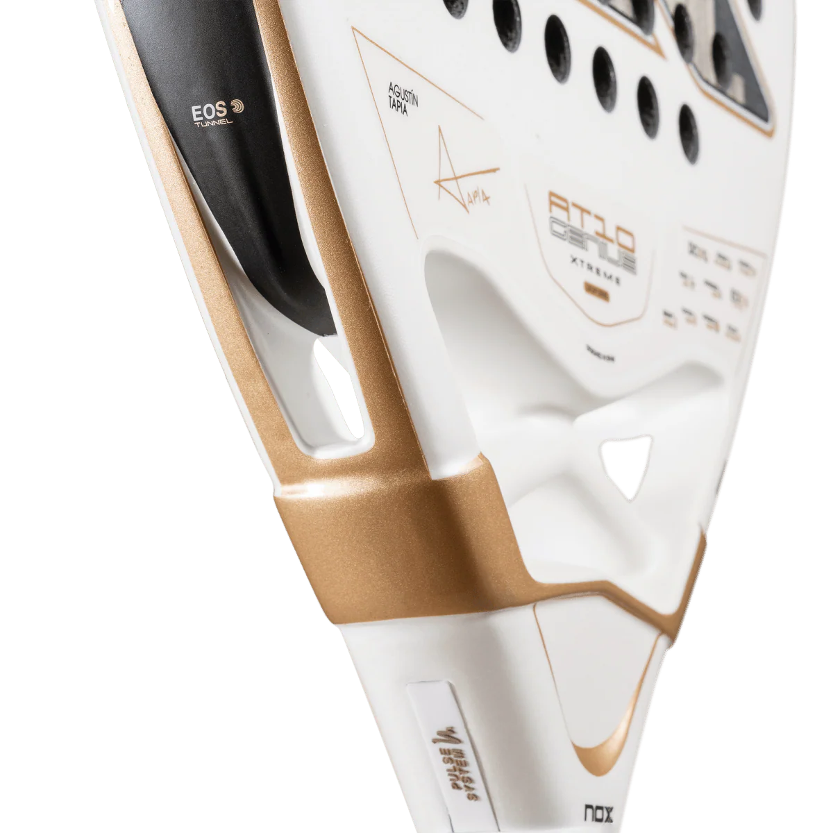 Pala de pala NOX AT10 Luxury Genius 12K Alum XTREM 2026 by Agustín Tapia (Preventa)