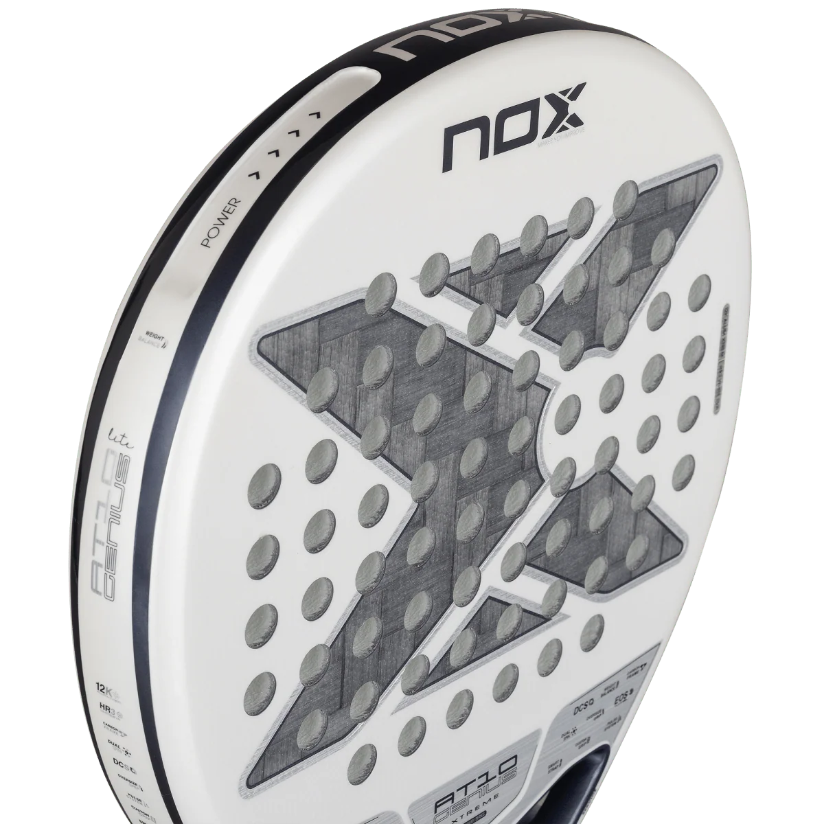 Pala de Padel NOX AT10 Luxury Genius 12K Alum XTREM Lite 2026 by Agustín Tapia (Preventa)
