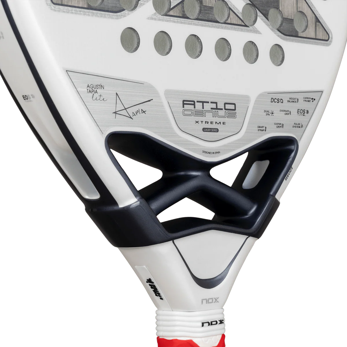 Pala de Padel NOX AT10 Luxury Genius 12K Alum XTREM Lite 2026 by Agustín Tapia (Preventa)