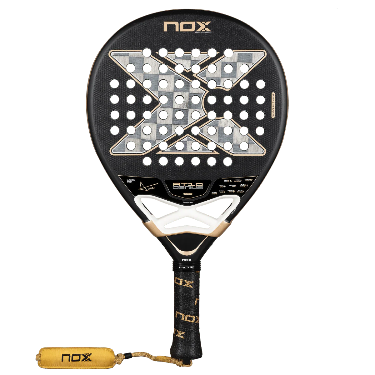 Pala de Padel NOX AT10 Luxury Genius 18K Alum 2026 by Agustín Tapia (Preventa)