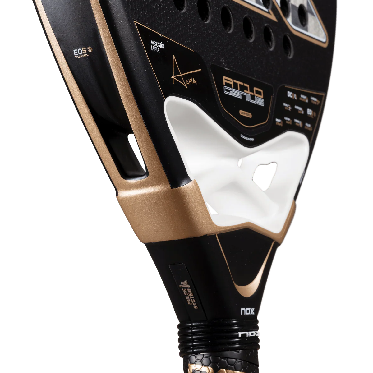 Pala de Padel NOX AT10 Luxury Genius 18K Alum 2026 by Agustín Tapia (Preventa)