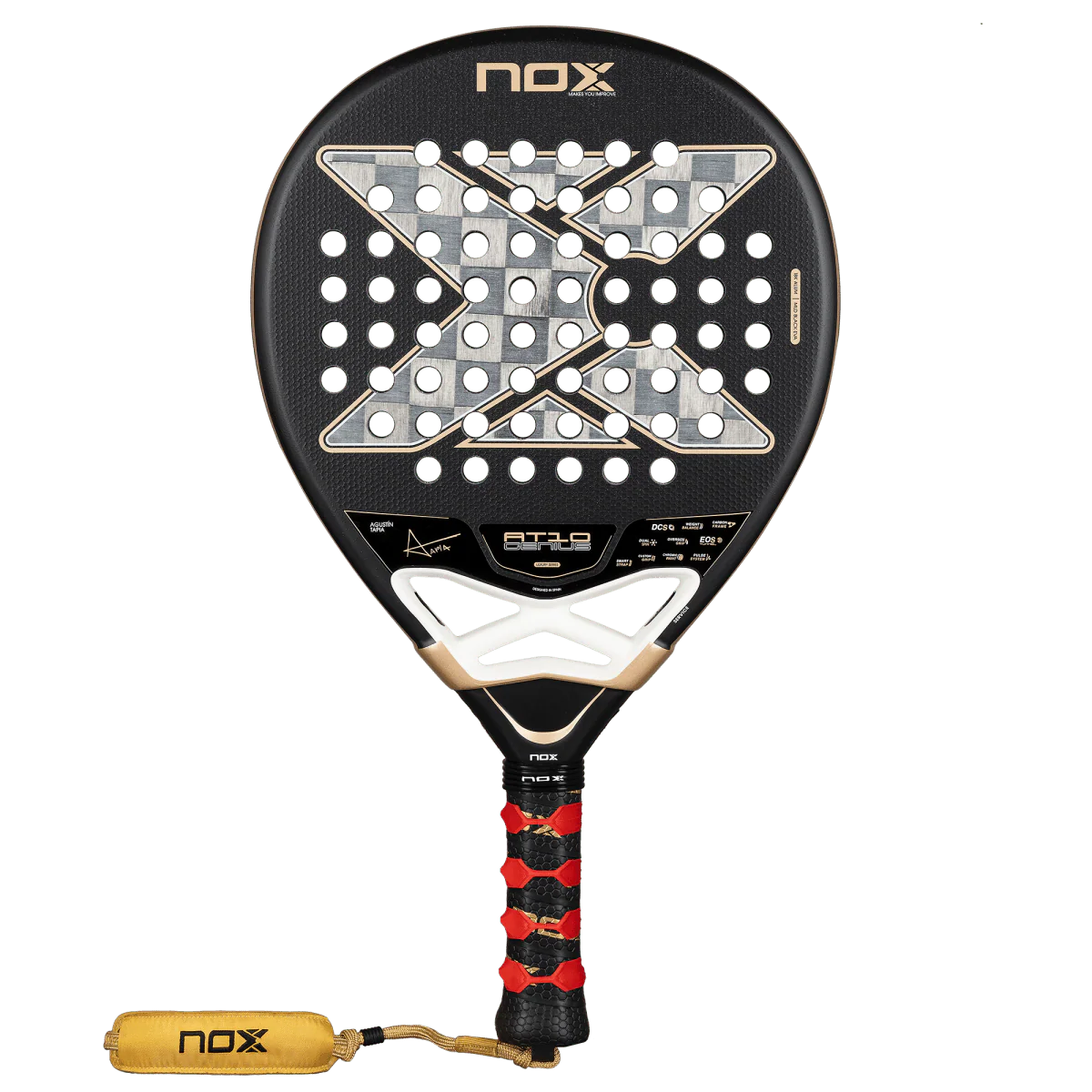 Pala de Padel NOX AT10 Luxury Genius 18K Alum 2026 by Agustín Tapia (Preventa)