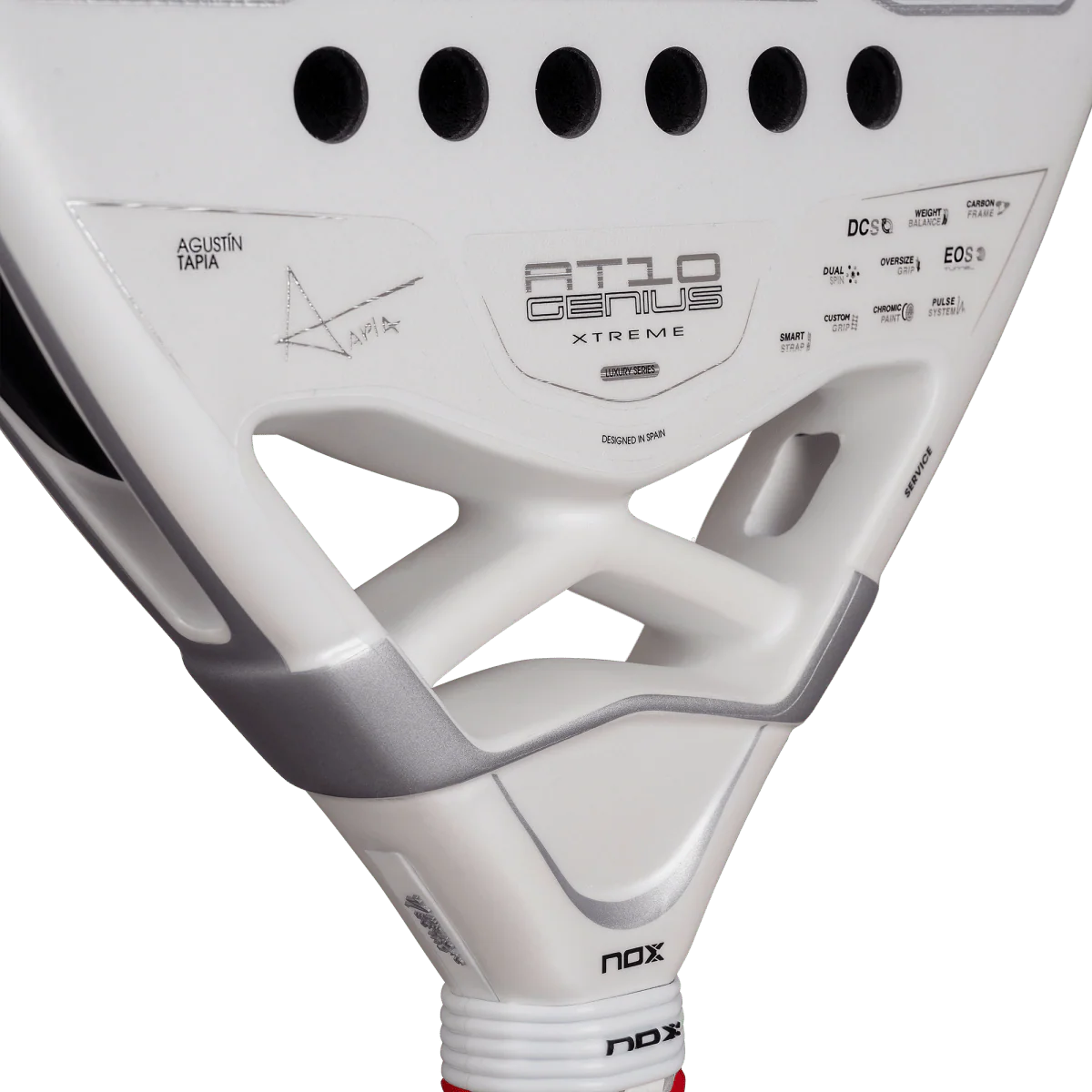 Pala de Padel NOX AT10 Luxury Genius Attack 12K Alum XTREM 2026 by Agustín Tapia (Preventa)