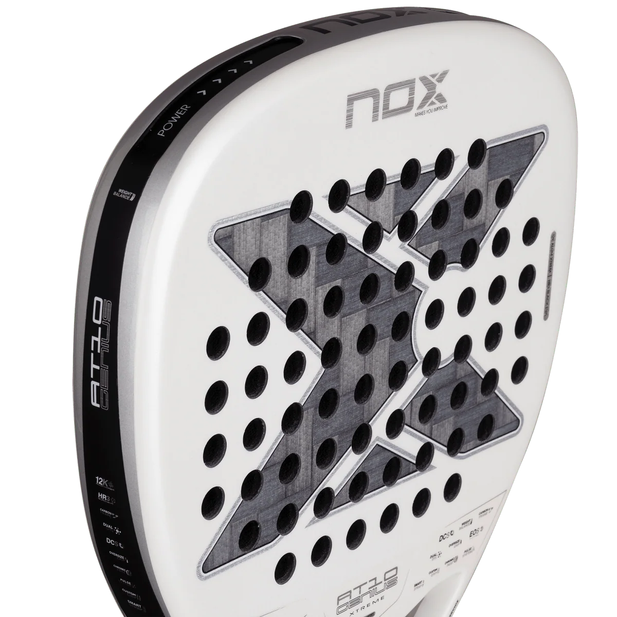 Pala de Padel NOX AT10 Luxury Genius Attack 12K Alum XTREM 2026 by Agustín Tapia (Preventa)