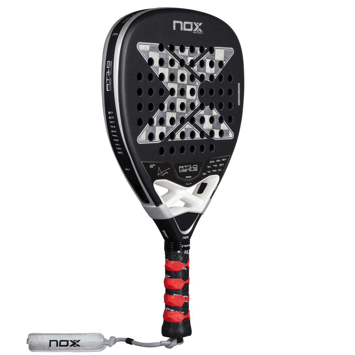 Pala de Padel NOX AT10 Luxury Genius ATTACK 18K Alum 2026 by Agustín Tapia (Preventa)