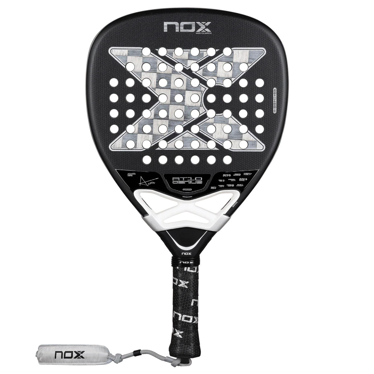 Pala de Padel NOX AT10 Luxury Genius ATTACK 18K Alum 2026 by Agustín Tapia (Preventa)