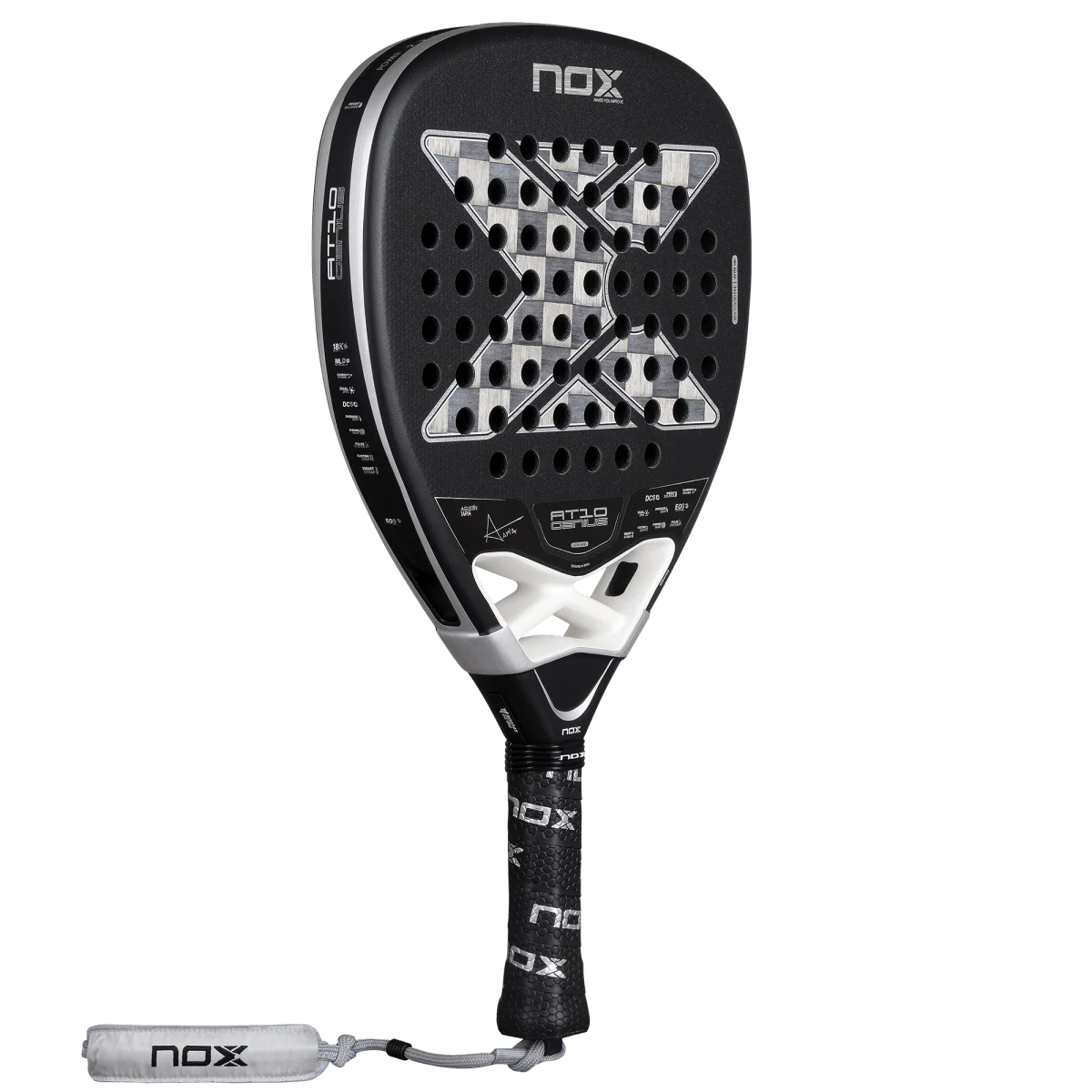 Pala de Padel NOX AT10 Luxury Genius ATTACK 18K Alum 2026 by Agustín Tapia (Preventa)