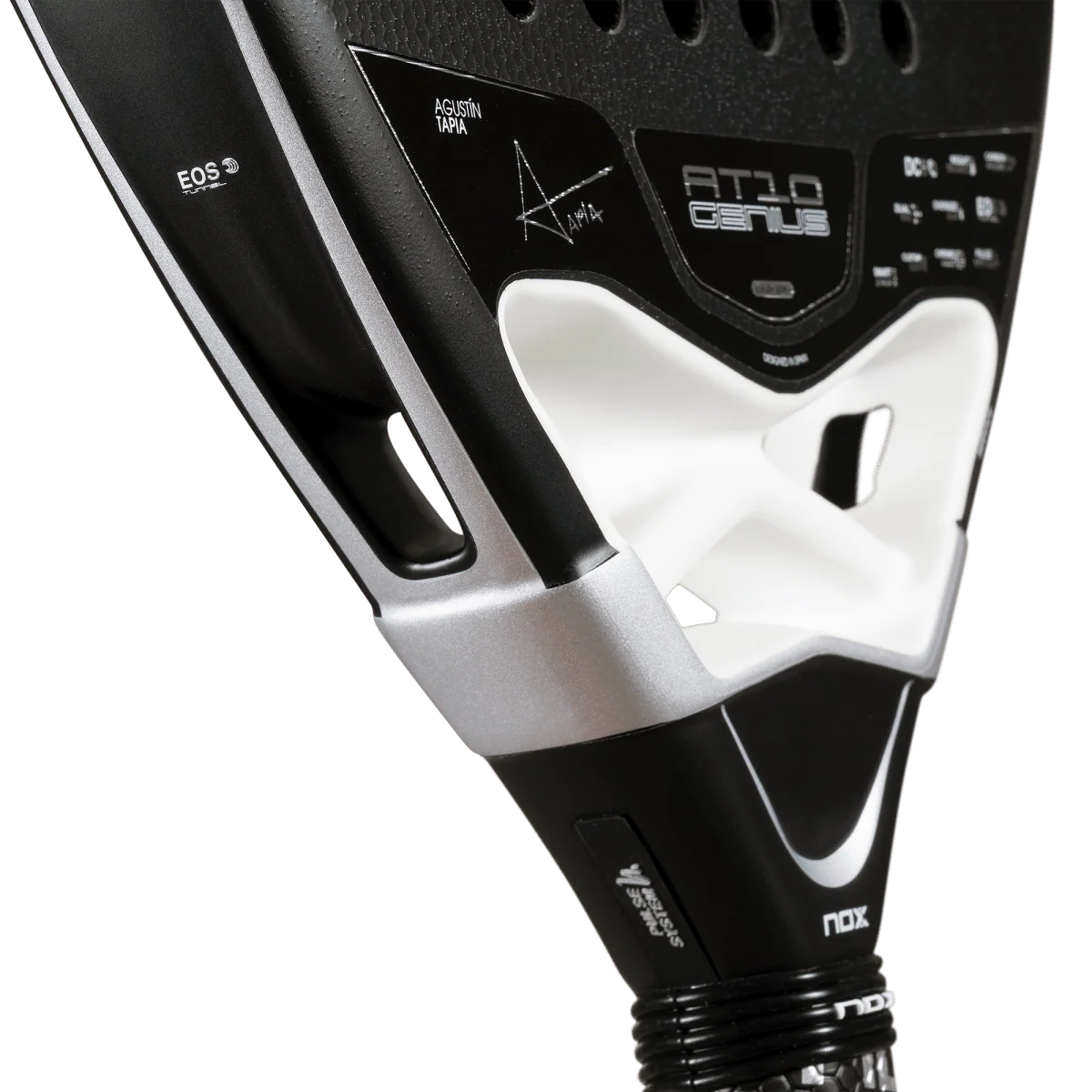 Pala de Padel NOX AT10 Luxury Genius ATTACK 18K Alum 2026 by Agustín Tapia (Preventa)