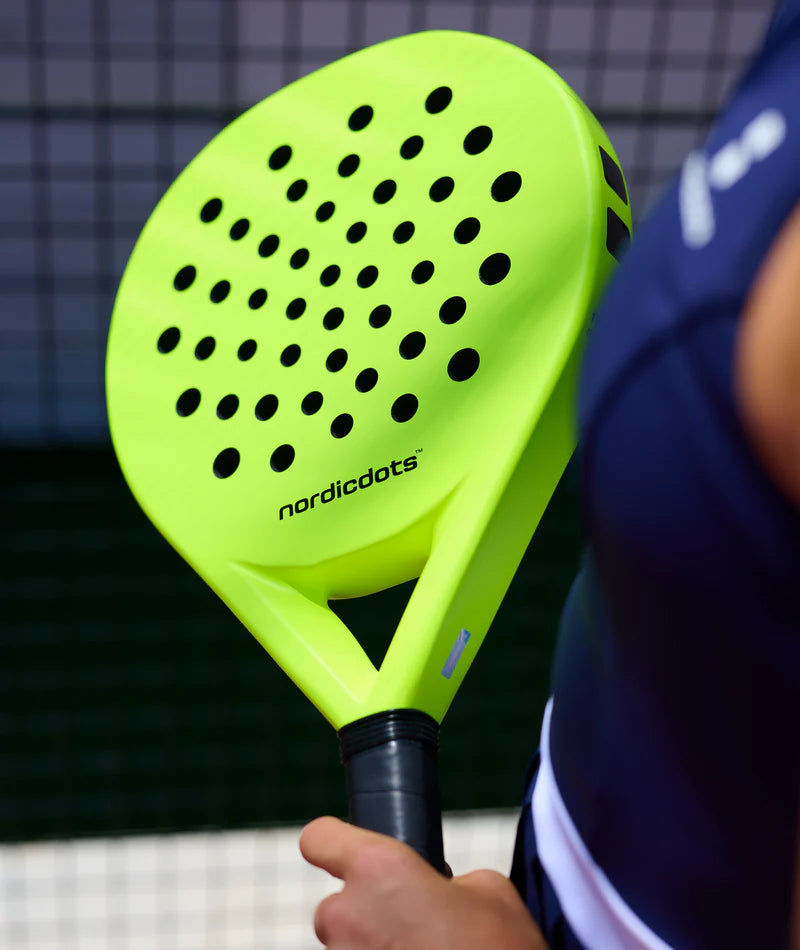 Pala de padel Nordicdots Fiesta Series - Sunny Lime